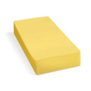 Servietten 33 x 33 cm 1/8 -Kopffalz, 2-lagig gelb, 250 Stk.