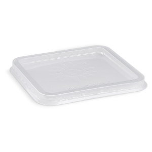 Deckel klar für Quadroboxx aus PP 122 x 122 mm, 50 Stk.